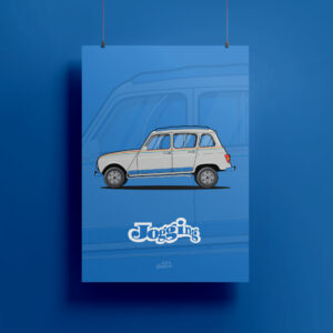 Affiche Renault 4L Jogging